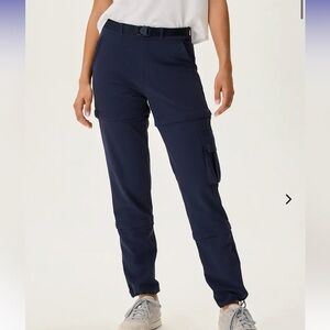 Outdoor Voices Navy XXL RecTrek Zip-off Pant NWT